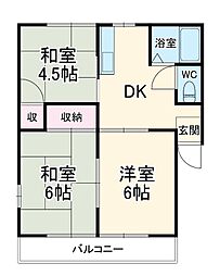 間取図画像 3DK