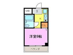 間取図画像 1K