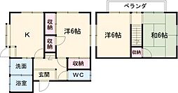 R邸 1階3DKの間取り