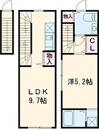 COZY代田橋 2階1LDKの間取り