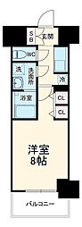 S-RESIDENCE四日市市堀木amante 12階1Kの間取り
