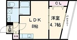 ＡＲＣＡ嵯峨嵐山 1階1LDKの間取り