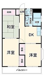 ＳＢビル 3階3DKの間取り