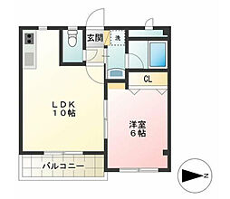間取図画像 1LDK