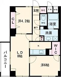 日神デュオステージ押上 3階2LDKの間取り