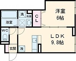 (仮称)練馬区北町1丁目新築 102 1階1LDKの間取り