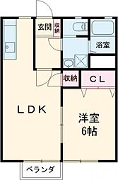 間取図画像 1LDK