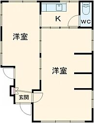 間取図画像 1K