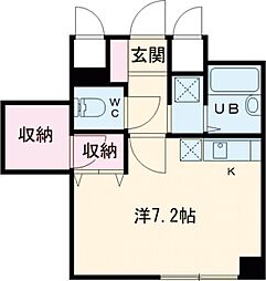 ＦＬＡＴ・Ｎ 1階1Kの間取り