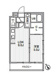 間取図画像 1LDK