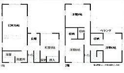 ネオハイム大治II 1階4LDKの間取り