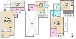 フィーカＫ棟 1階3LDKの間取り