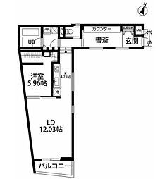 JR山手線 渋谷駅 徒歩9分の賃貸アパート 1階1LDKの間取り