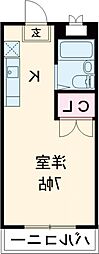 立石ビル 5階ワンルームの間取り
