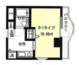 Ｑｕｅｅｎｓ　Ａｃａｄｅｍｉａ 4階1Kの間取り