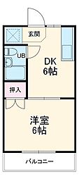 間取図画像 1DK
