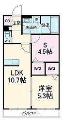 間取図画像 1SLDK