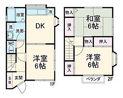 間取図画像 3DK