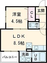 間取図画像 1LDK