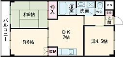 間取図画像 3DK