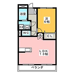 間取図画像 1LDK