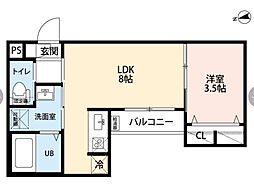 間取図画像 1LDK