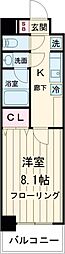 ＮＳＴ　ｂｕｉｌｄｉｎｇ　II 6階1Kの間取り