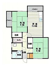 間取図画像 2DK
