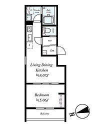 間取図画像 1LDK