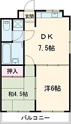 間取図画像 2DK