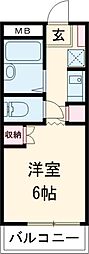 間取図画像 1K