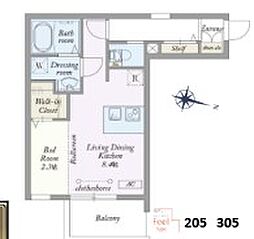 間取図画像 ワンルーム