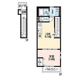 間取図画像 1LDK
