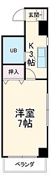 間取図画像 1K