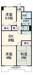 間取図画像 3DK