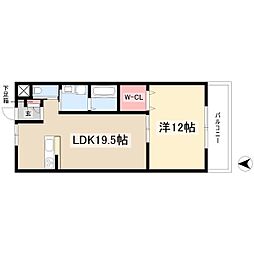 間取図画像 1LDK