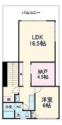 D'accordBldg. 1SLDKの間取図画像