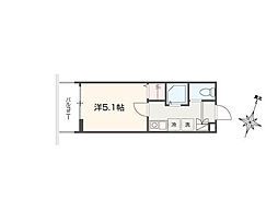 さいたま市南区四谷2丁目アパート 1Kの間取図画像