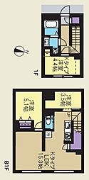 CREAL新高円寺 3LDKの間取図画像