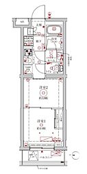 クレイシアIDZ大泉学園 2Kの間取図画像