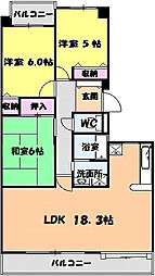 間取図画像 3LDK