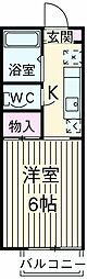 間取図画像 1K