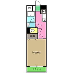 間取図画像 1K