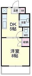 間取図画像 1DK