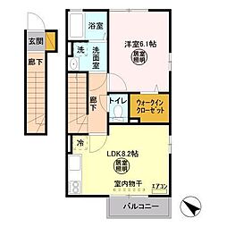 間取図画像 1LDK