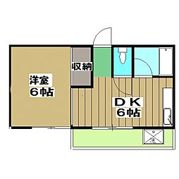 間取図画像 1DK