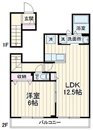 間取図画像 1LDK