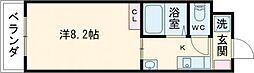 京王線 調布駅 徒歩6分の賃貸マンション 1階1Kの間取り