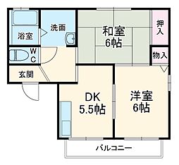 間取図画像 2DK