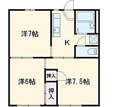 クイーンハイツＣ 1階3Kの間取り
